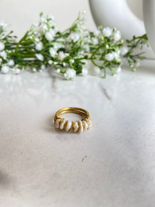 Golden Blossom Ring